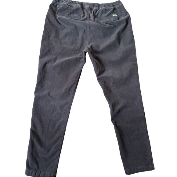 Vuori Optimist Corduroy Pants size XL 29.5” Charcoal Gray - Picture 4 of 12
